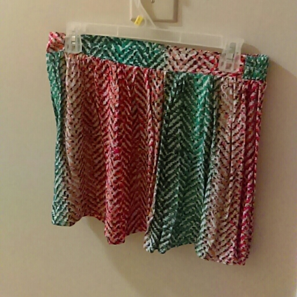 Muti-colored Skirt With Designs
